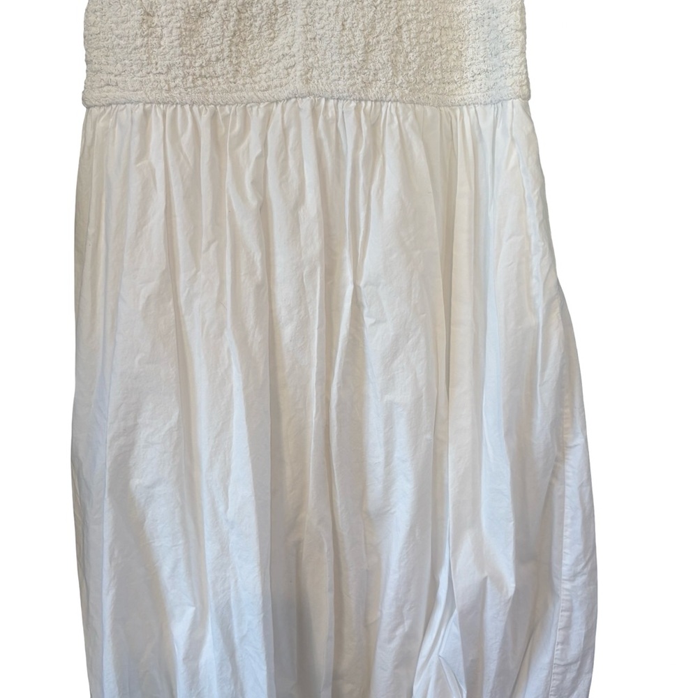 Zara Poplin Balloon Maxi Dress, Sz S - Picture 9 of 15